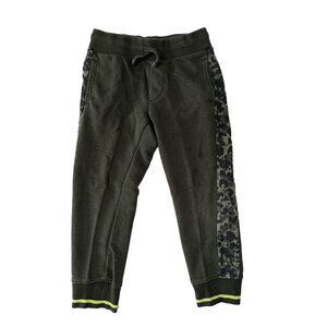 Rockets of Awesome Green Camo Joggers with Neon Accent